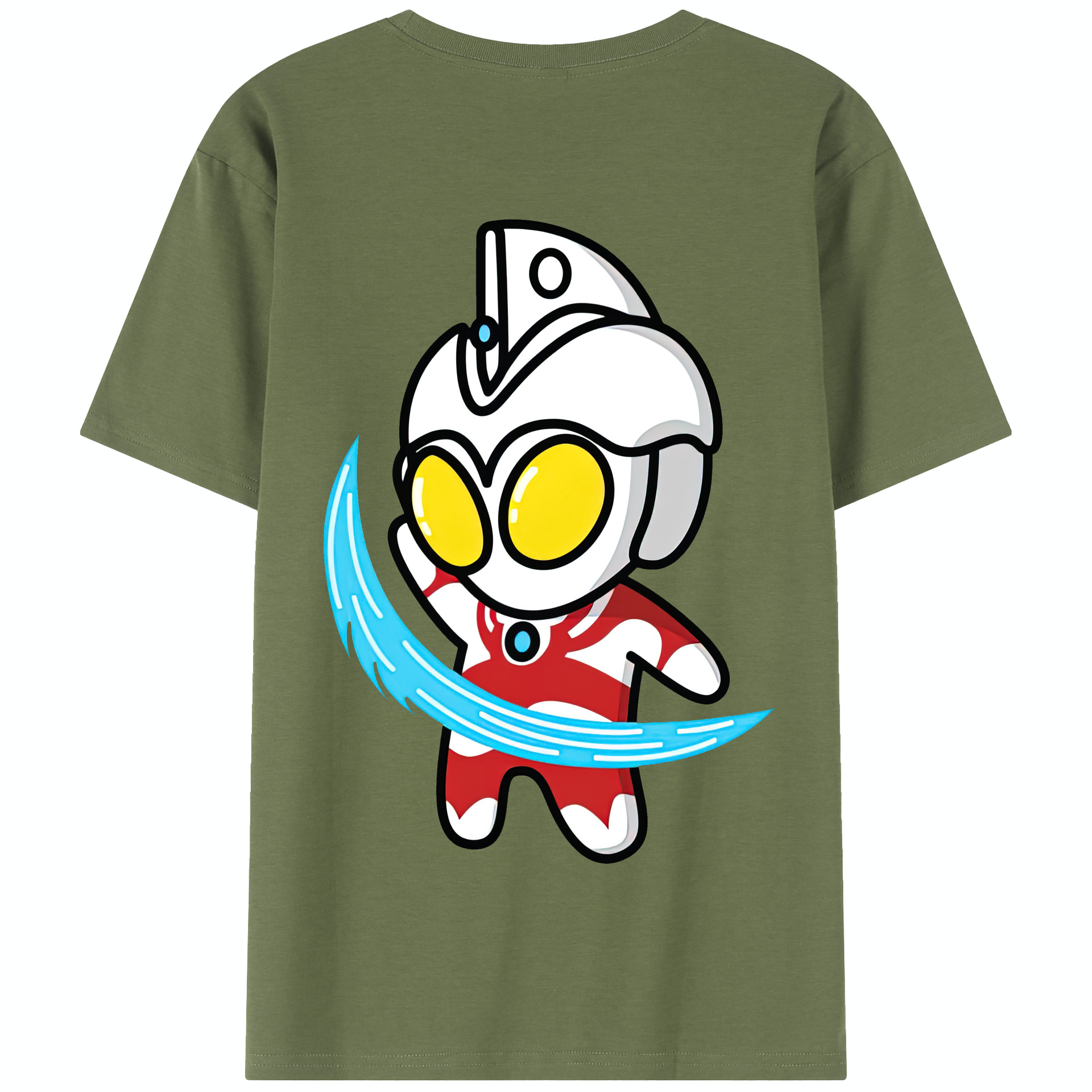 （画像用） ウルトラマン Ultraman 綿100％半袖Tシャツ（背面プリント）